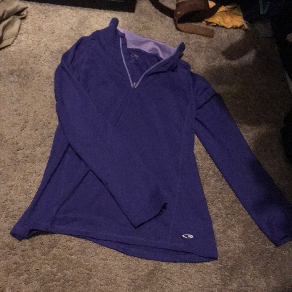 Purple 1/4 zip